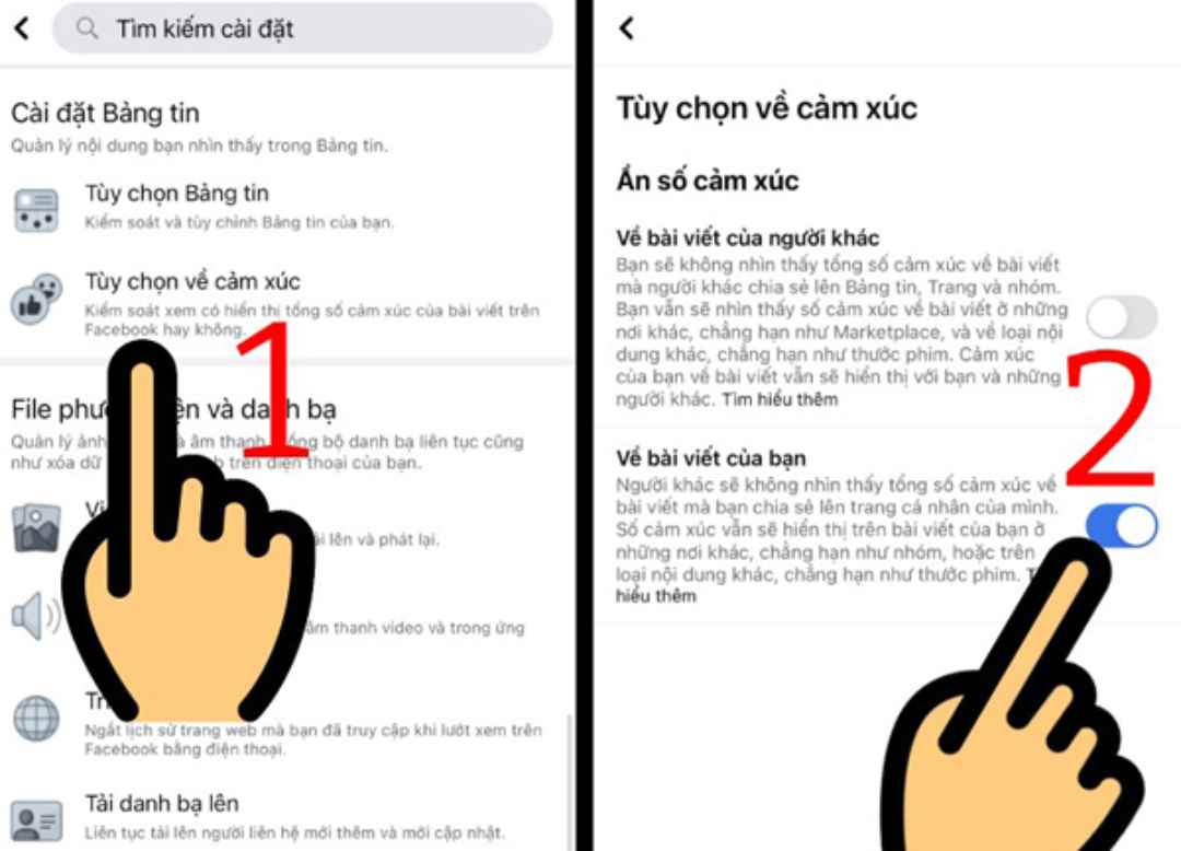 Các quy trình từ A đến Z để có thể thành công trong việc ẩn like