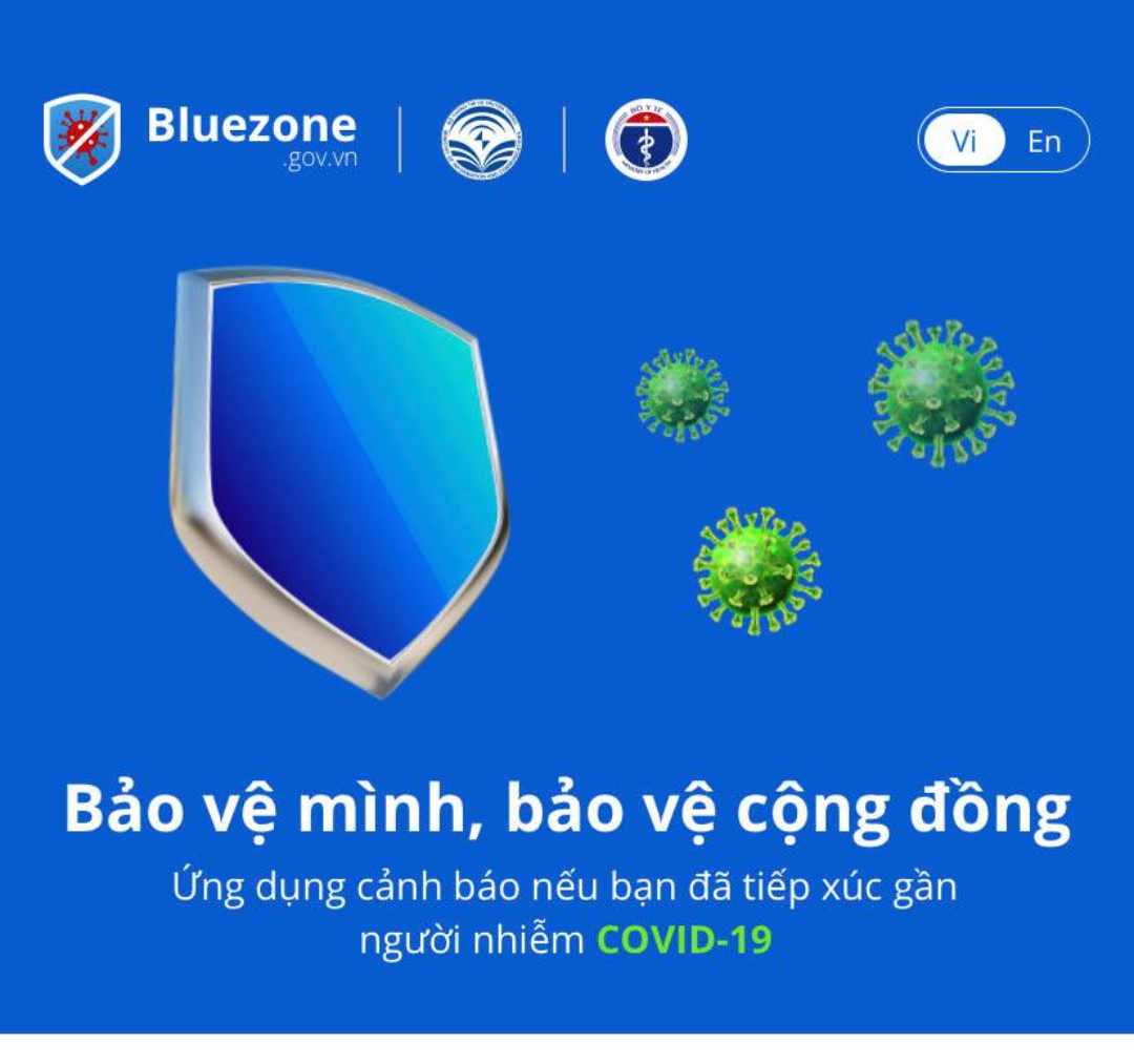 Tải ứng dụng Bluezone để bảo vệ bản thân và cộng đồng