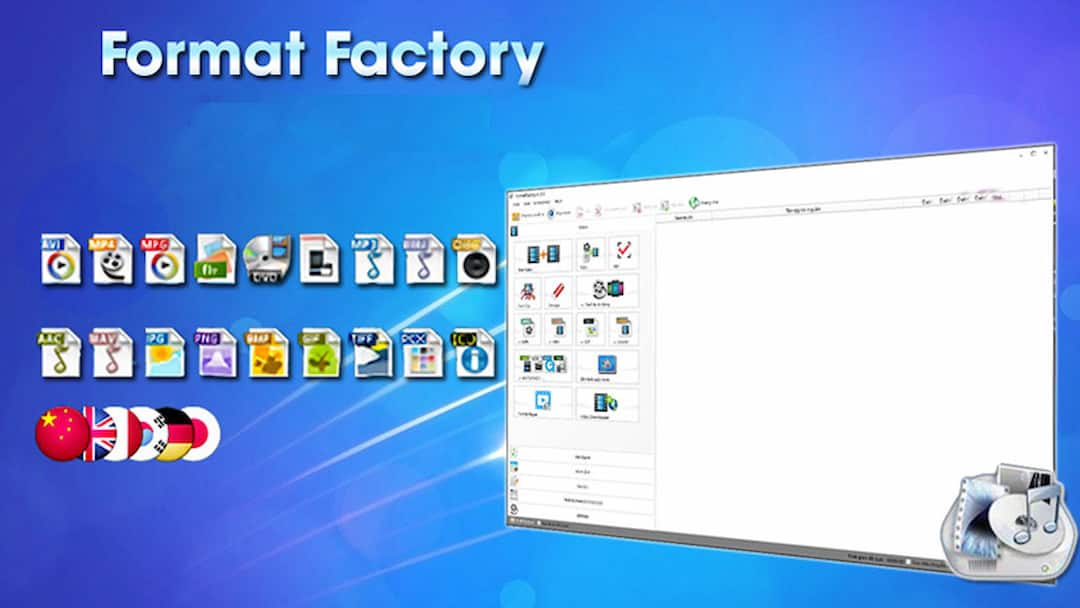 Phần mềm cắt ghép video và chèn nhạc Format Factory