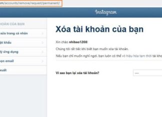 Cách xóa tài khoản Instagram vĩnh viên qua 4 bước Xóa tài khoản cá nhân trên Instagram một cách triệt để