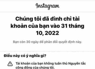Lý Do Tài Khoản Instagram Của Bạn Bị Vô Hiệu Hóa Là Gì? Lý do tài khoản Instagram của bạn bị vô hiệu hóa